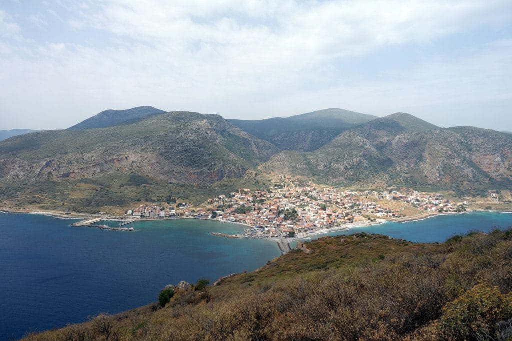 vue sur Monemvasia