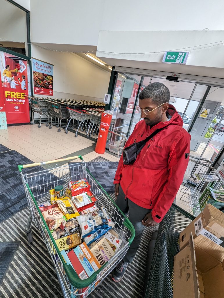 colis de ravitaillement pour l'île sud en Nouvelle -Zélande 
